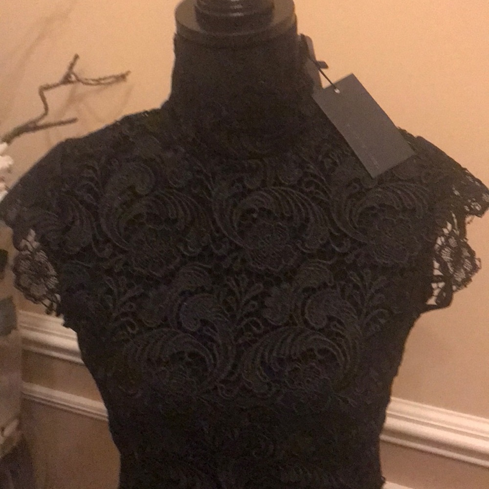 Blaque Label Lace Dress Black